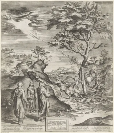 H. Filippus Benizi van de Servieten straft de godslasteraars