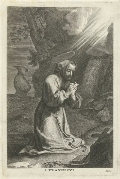 H. Franciscus van Assisi in gebed