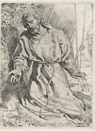H. Franciscus van Assisi ontvangt de stigmata