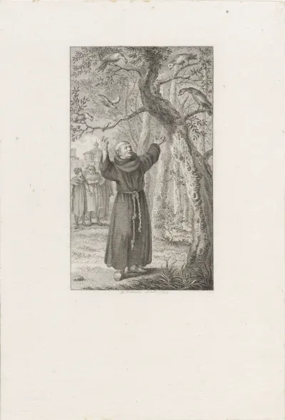 H. Franciscus van Assisi spreekt tot de vogels
