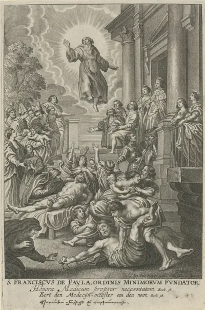 H. Franciscus van Paola geneest de zieken