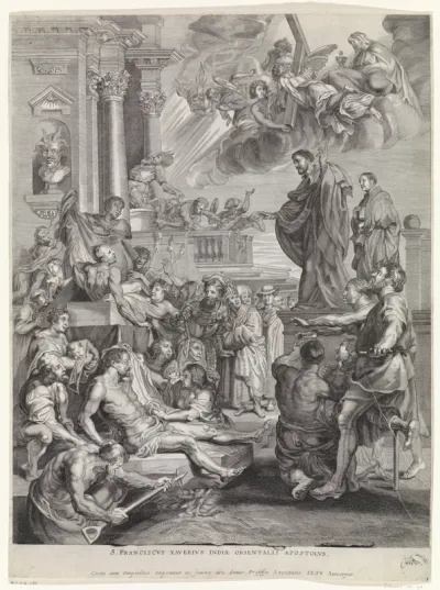 H. Franciscus Xaverius wekt een dode tot leven