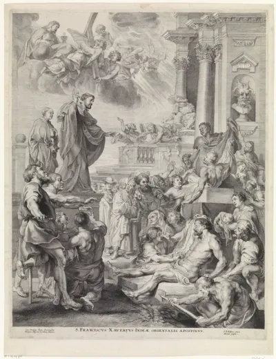 H. Franciscus Xaverius wekt een dode tot leven