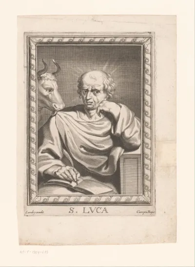 H. Lucas met de stier