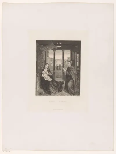 H. Lucas schildert Maria met kind