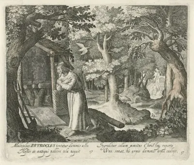 H. Patroclus van Néris als kluizenaar