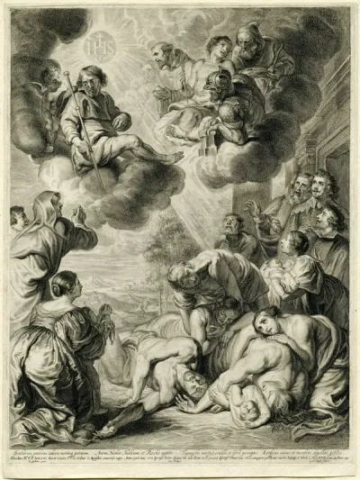 H. Rochus en de pestlijders