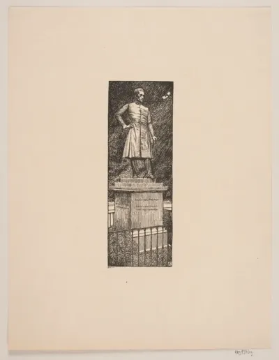 H.V. Bissens Statue af Frederik 6. i Frederiksberg Have