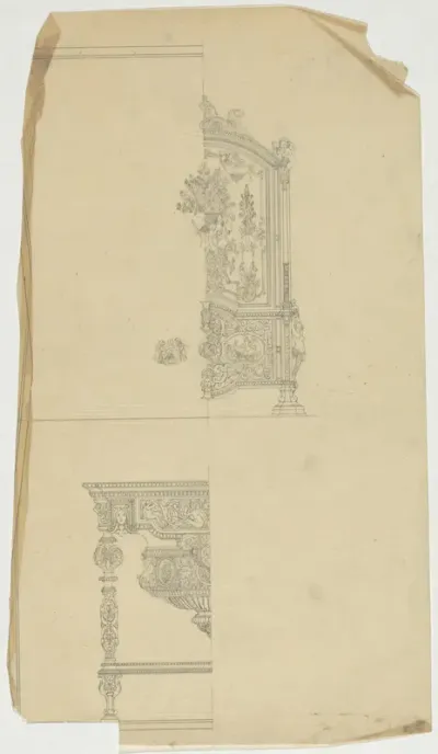 Haardscherm en tafel