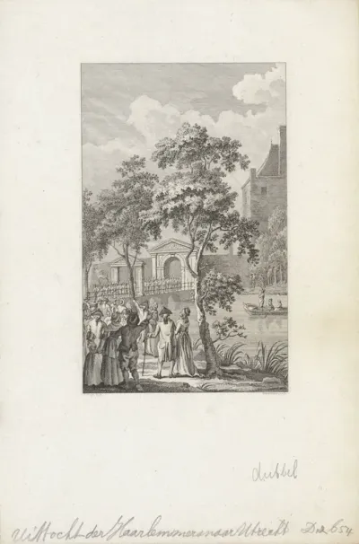 Haarlemse burgers trekken op naar Utrecht, 1786