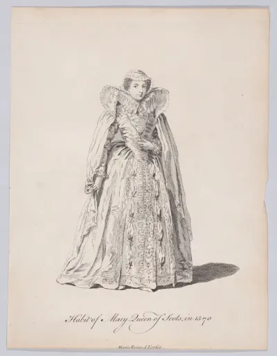 Habit of Mary Queen of Scots, in 1570