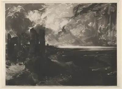 Hadleigh Castle: Large Plate
