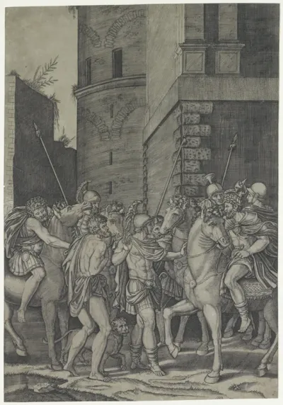 Hadrianus ontmoet Androclus