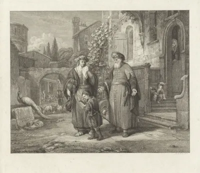 Hagar en Ismaël door Abraham verstoten