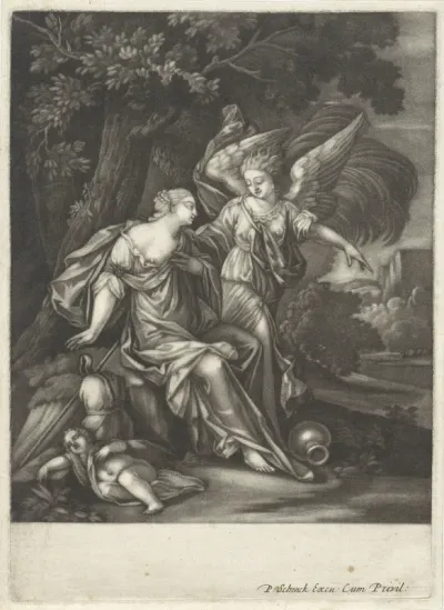 Hagar en Ismaël in de wildernis
