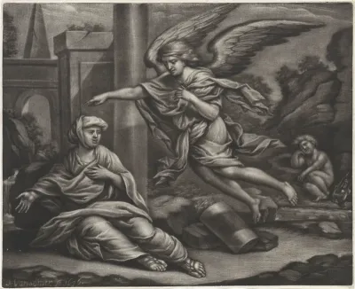 Hagar en Ismaël in de woestijn