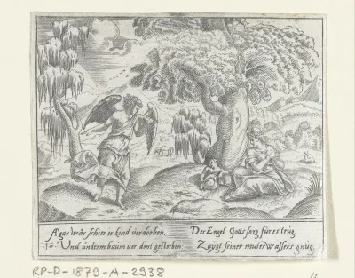 Hagar en Ismaël in de woestijn