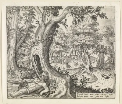 Hagar en Ismaël in de woestijn