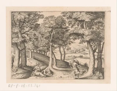 Hagar met Ismaël en de engel
