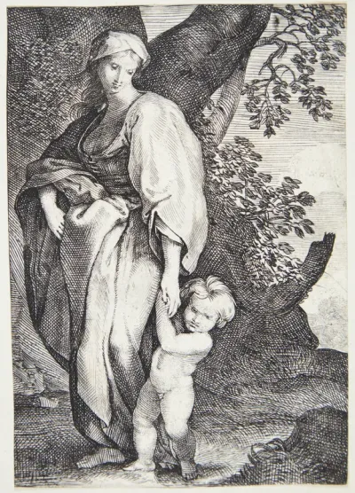 Hagar og Ismael vandrer i ørkenen