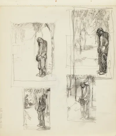 Hahmotelmia, Kansalaissota-sarja (Teloitettava punakaartilainen, A III 1919:3)