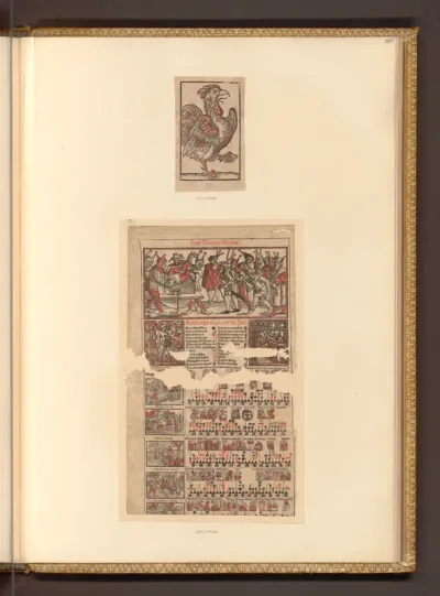 Hahn; Kalender des Jahres 1588