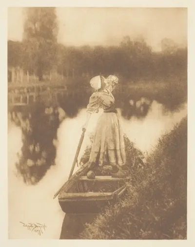 Hailing the Ferry, No. 15 from the portfolio "American Pictorial Photography, Series II” (1901); edition 34/150
