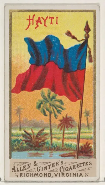 Haiti, from Flags of All Nations, Series 1 (N9) for Allen & Ginter Cigarettes Brands