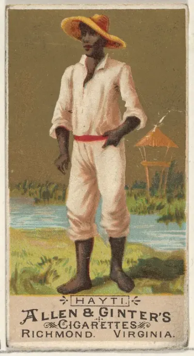 Haiti, from the Natives in Costume series (N16) for Allen & Ginter Cigarettes Brands