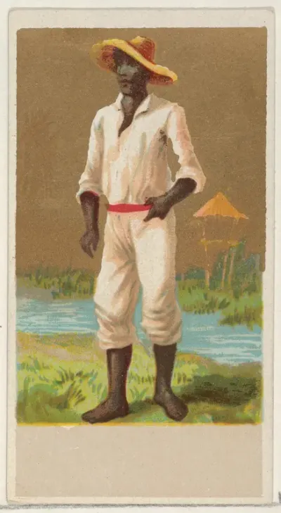 Haiti, from the Natives in Costume series (N16), Teofani Issue, for Allen & Ginter Cigarettes Brands