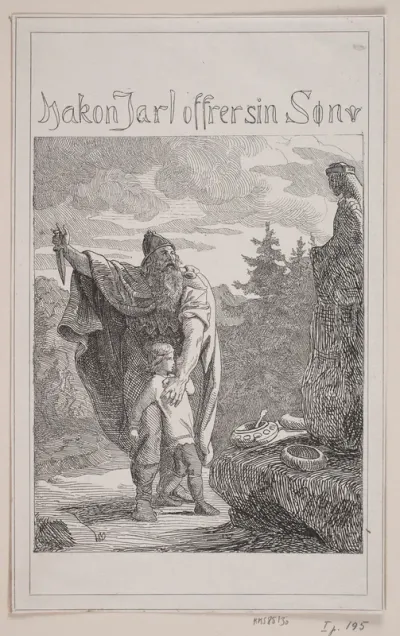 Hakon Jarl ofrer sin søn