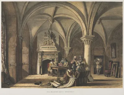 Hall, Bolsover Castle, Derbyshire