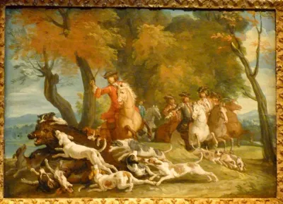 Hallali de sanglier