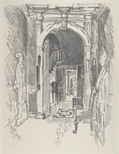 Hallway at Dr. Wister's
