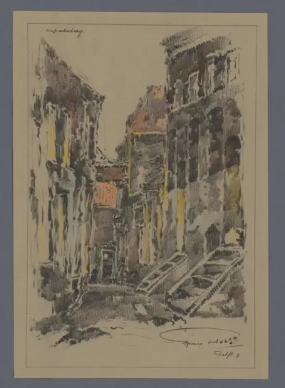 Halsteeg in Delft