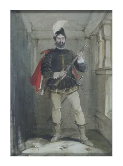 Hamilton of Bothwellhaugh About to Shoot the Regent Murray