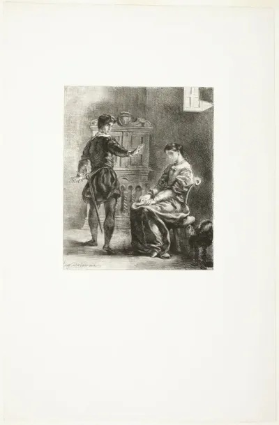 Hamlet and Ophelia