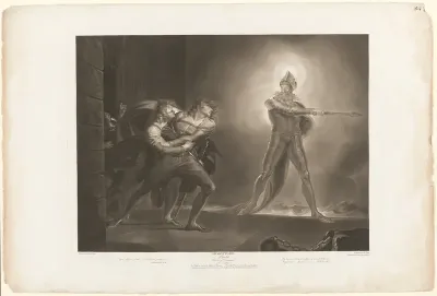 Hamlet, Horatio, Marcellus and the Ghost