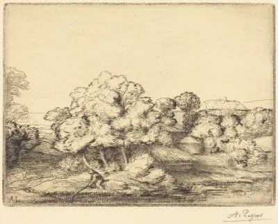 Hamlet near the Lake (Le hameau pres du lac)