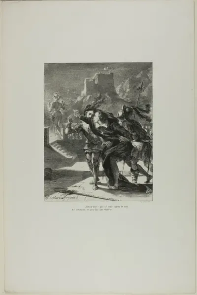 Hamlet Pursuing His Father's Ghost, plate 2 from Hamlet