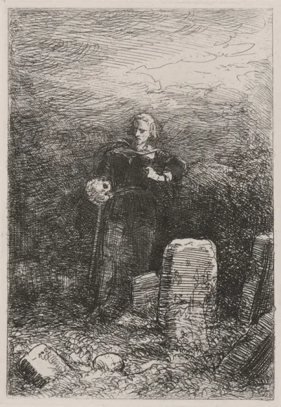 Hamlet with Yorick's Skull