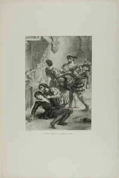 Hamlet's Death, plate 16 from Hamlet