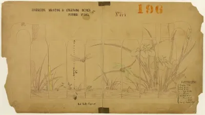 Hammering, Mounting and Engraving Design for Pitcher No. 5051