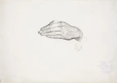 Hand, sketch for the painting Ivan the Terrible and His Son Ivan on 16 November 1581