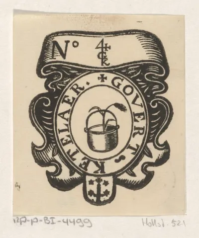 Handelsetiket van Govert Ketelaer