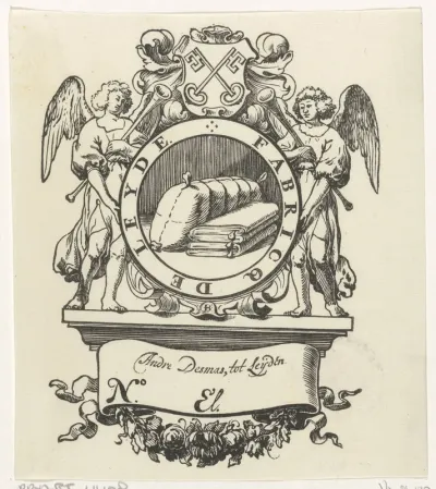 Handelsmerk van de fabriek van André Desmas in Leiden