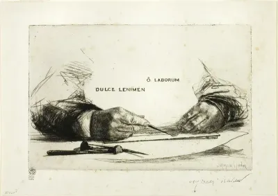 Hands Etching-O Laborum