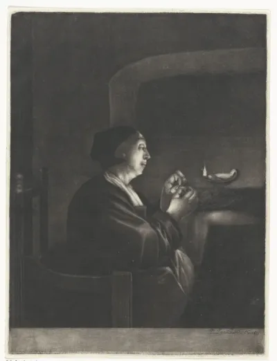 Handwerkende vrouw