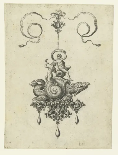 Hanger met slakkenhuis