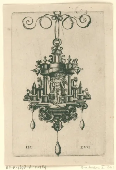 Hanger (pendeloque) met de Tijd